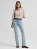 WRANGLER SMOCKED SLEEVE WHITE FLORAL - LADIES SHIRT  - 112382517