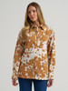 WRANGLER COWHIDE WHITE BOYFRIEND FIT - LADIES SHIRT  - 112382634