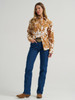 WRANGLER COWHIDE WHITE BOYFRIEND FIT - LADIES SHIRT  - 112382634