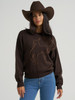 WRANGLER SWEATER HORSE BROWN - LADIES SWEATSHIRT  - 112383026