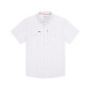 PONCHO  RED/WHITE/BLUE VERTICAL STRIPE - MENS SHIRT  - THE OLD GLORY