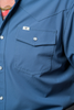 FERREL PEARL SNAP BLUE - MENS SHIRT  - FSS1002330