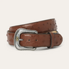 STETSON KANGO COGNAC OSTRICH - ACCESSORIES BELT MEN - 9916500-989