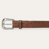 STETSON KANGO COGNAC OSTRICH - ACCESSORIES BELT MEN - 9916500-989