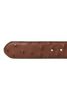 STETSON KANGO COGNAC OSTRICH - ACCESSORIES BELT MEN - 9916500-989