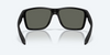 COSTA DEL MAR BROADBILL II BLACK/GRAY 580G - SUNGLASS COSTA DEL MAR  - 9135-01