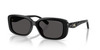 COACH CBY86 BLACK W/ GREY SOLID - SUNGLASS COACH  - 8444D500287