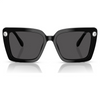 SWAROVSKI BLACK SQUARE 3 WHITE STONES - SUNGLASS SWAROVSKI  - 6032100187