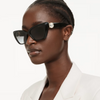 SWAROVSKI CAT-EYE BLACK WHITE STONE - SUNGLASS SWAROVSKI  - 604710018G
