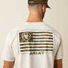 ARIAT BUCKLE FLAG PATRIOT SILVER - MENS TEE  - 10080252