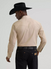 WRANGLER CHAMBRAY KHAKI WORKSHIRT - MENS SHIRT  - 112381688