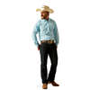 ARIAT PRO GREGORY LIGHT BLUE PLAID - MENS SHIRT  - 10054652
