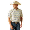 ARIAT CHRISTOPHER CLASSIC MINT PRINT - MENS SHIRT  - 10054816