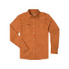 PONCHO  BURNT ORANGE PERFORMANCE DENIM - MENS SHIRT WESTERN SNAPS - THE DARREL