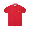 PONCHO  RED PERFORMANCE NYLON SNAP - MENS SHIRT WESTERN SNAPS - THE PLAY ACTION