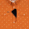 PONCHO  BURNT ORANGE PERFORMANCE NYLON - MENS SHIRT WESTERN SNAPS - THE FOURTH AND FIVE