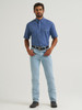 WRANGLER ATG X WESTERN INDIGO LATTICE - MENS SHIRT  - 112382437