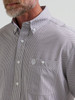 WRANGLER GEORGE STRAIGHT BLUE PRINT - MENS SHIRT  - 112381963
