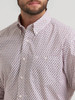 WRANGLER RELAXED FIT RED PRINT - MENS SHIRT  - 112381627