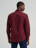 WRANGLER MULBERRY WINE FLANNEL LINED - MENS SHIRT  - 112381691