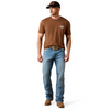 ARIAT WOODEN FORTY EIGHT BROWN - MENS TEE  - 10073411