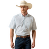 ARIAT WF WELSH CLASSIC FIT WHITE GEO - MENS SHIRT  - 10073700