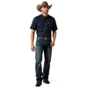 ARIAT WF WILLEM BLACK MINI LEAF - MENS SHIRT  - 10073678