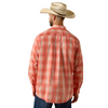 ARIAT PRO NOBLE HOT CORAL PLAID - MENS SHIRT  - 10073561