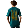 ARIAT BISON WANDER TEAL - KIDS BOYS TEE - 10073453