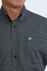 CINCH BLACK LS PRINT - MENS SHIRT  - MTW1106118