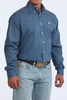 CINCH ROYAL BLUE GEOMETRIC PRINT - MENS SHIRT  - MTW1106120