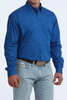 CINCH ROYAL BLUE PAISLEY PRINT - MENS SHIRT  - MTW1106121