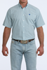 CINCH BLUE PLAID PRINT - MENS SHIRT  - MTW1111531