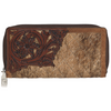 ANGEL RANCH OLIVA BROWN CALF HAIR WALLET - ACCESSORIES WALLET  - D330012502
