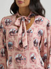 WRANGLER CAMEO AMERICANA TIE PINK - LADIES SHIRT  - 112382520
