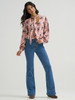 WRANGLER CAMEO AMERICANA TIE PINK - LADIES SHIRT  - 112382520