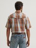 WRANGLER ATG X SNAP BROWN PLAID - MENS SHIRT  - 112382382