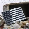 ATTITUDE BY MONTANA SILVERSMITHS ANTIQUED AMERICAN FLAG BUCKLE - ACC BUCKLE  - A644