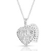 MONTANA SILVERSMITHS CHARM CRYSTAL LOVE HEART - ACCESSORIES JEWELRY  - NC5163
