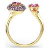 SWAROVSKI SUBLIMA COCKTAIL PEAR RED GOLD - ACCESSORIES JEWELRY RING - 575290