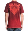 AMERICAN FIGHTER FALLBROOK BURGUNDY - MENS TEE  - FM16563
