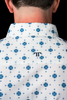 FERREL THE BEAU WHITE/BLUE PRINT - MENS SHIRT  - FBS1026109