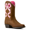 ARIAT LIL BEAUX DISTRESSED BROWN - BOOT KIDS GIRLS - 10080350