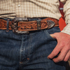 MONTANA SILVERSMITHS ROSE GOLD FILIGREE 3 PIECE SET - ACC BUCKLE  - 53310