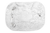 MONTANA SILVERSMITHS RECTANGLE LONGHORN STEER - ACC BUCKLE  - 53510-767H