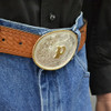 MONTANA SILVERSMITHS INITIAL P SILVER  TWO TONED - ACC BUCKLE  - 700P