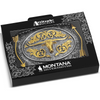 MONTANA SILVERSMITHS POINTING WEST LONGHORN - ACC BUCKLE  - A1099P