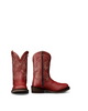 TECOVAS THE ANNIE TODDLER SCARLETT COW - BOOT KIDS GIRLS - 80004SCR