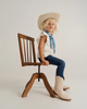 TECOVAS THE ANNIE TODDLER BONE COWHIDE - BOOT KIDS GIRLS - 80004BON