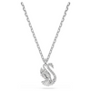 SWAROVSKI SWAN PENDANT SILVER - ACCESSORIES JEWELRY NECKLACE - 5754347